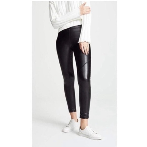 David Lerner Bergen Vegan Leather Pants - Picture 1 of 7
